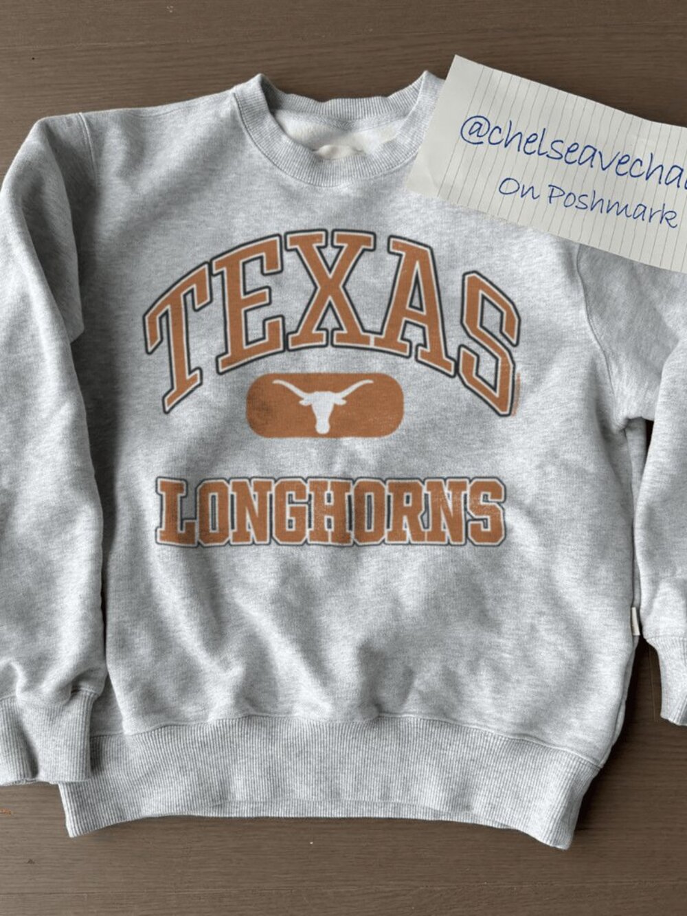 Vintage Style Texas Longhorns College Style Sweatshirt, University of Texas Tee